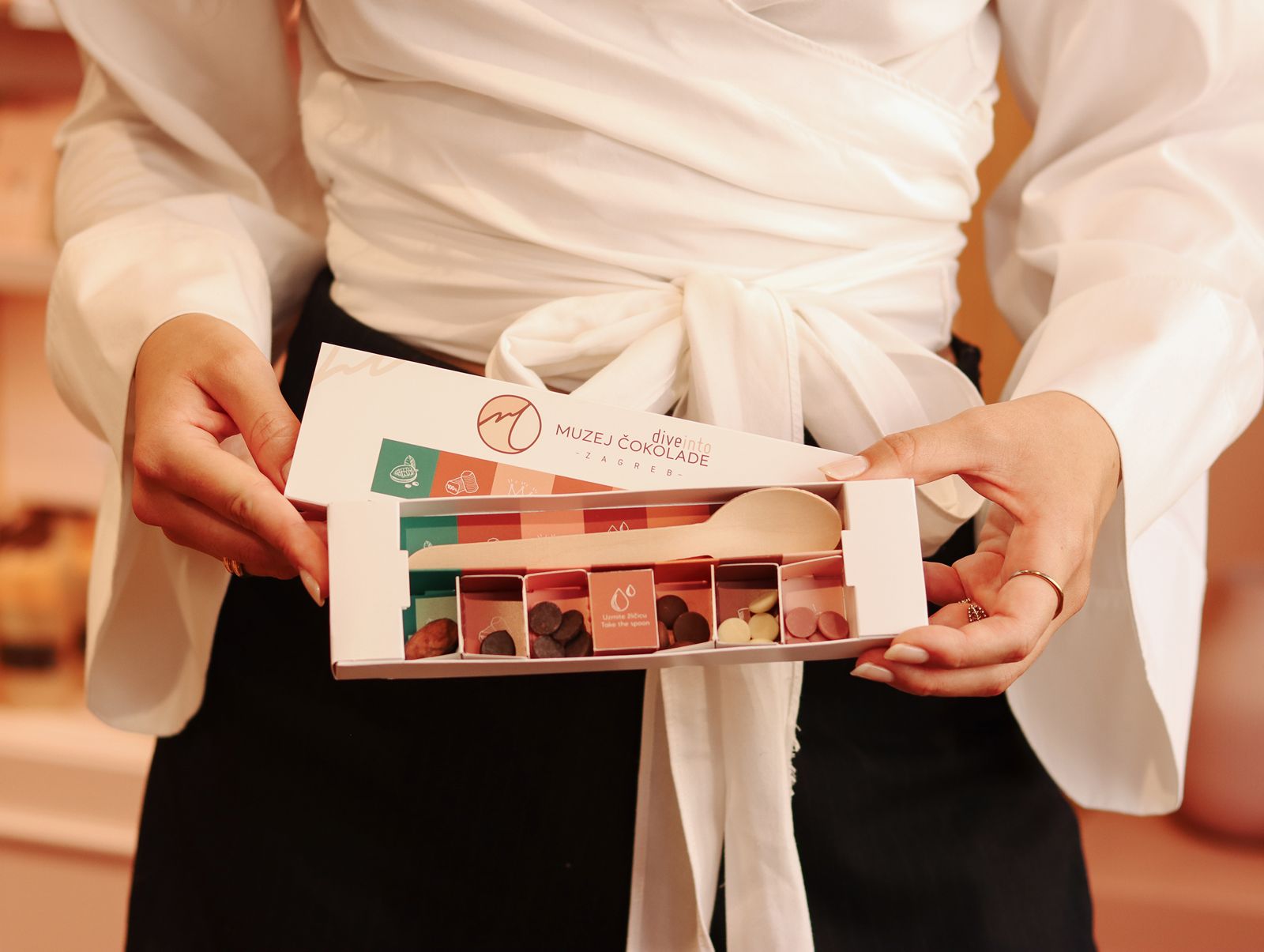 Set čokoladnih proizvoda u Muzeju čokolade Zagreb