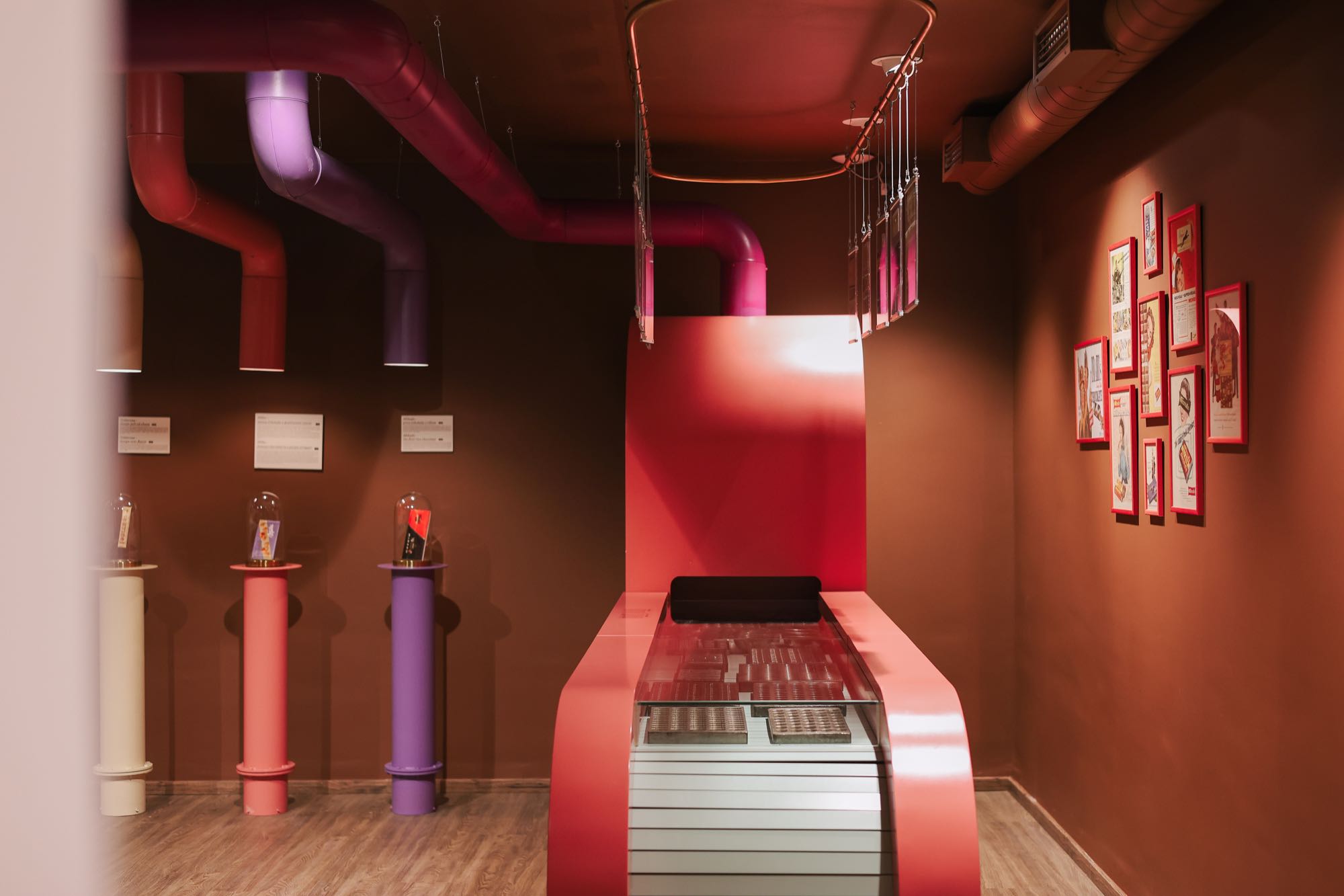 Willy Wonka chocolate factory room at Chocolate Museum Zagreb